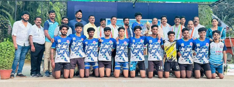 ವಾಲಿಬಾಲ್ ಪಂದ್ಯಾಟ ಬಂಟ್ವಾಳ ತಾಲೂಕು ಬಾಲಕರ ತಂಡ ಪ್ರಥಮ