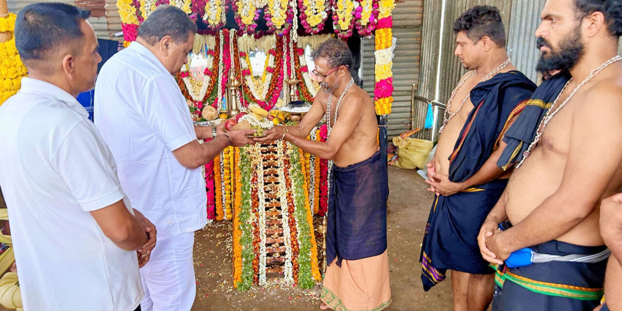 ವಾಮದಪದವು- ಮಾಜಿ ಸಚಿವ ಬಿ.ರಮಾನಾಥ ರೈ ಭೇಟಿ