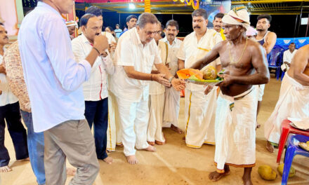 ಸಂಗಬೆಟ್ಟು ಮಾಜಿ ಸಚಿವರ ಭೇಟಿ