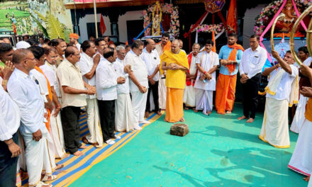 ಸರಪಾಡಿ ಶ್ರೀ ಶರಭೇಶ್ವರ ದೇವಸ್ಥಾನದ ಬ್ರಹ್ಮಕಲಶೋತ್ಸವದ ಹೊರೆಕಾಣಿಕೆ