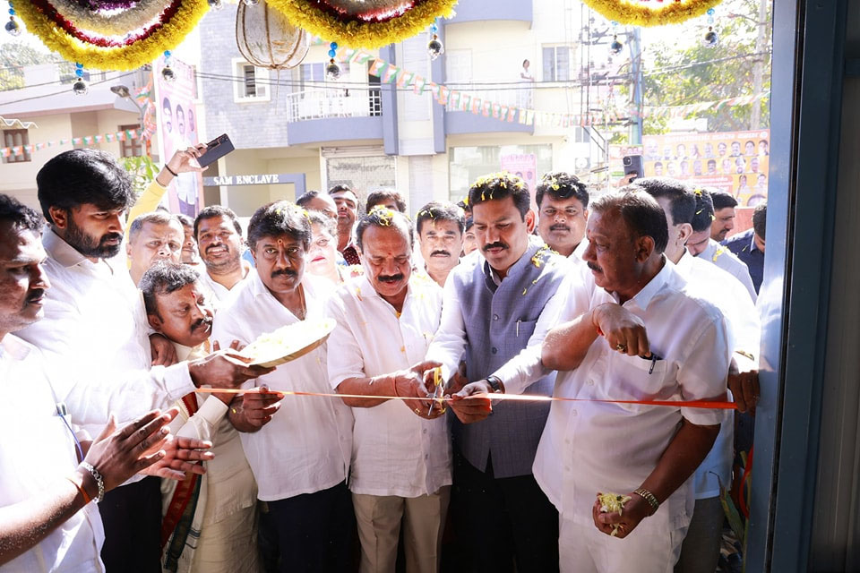 ಬಿಜೆಪಿ ಜಿಲ್ಲಾ ಚುನಾವಣಾ ಕಚೇರಿಯ ಉದ್ಘಾಟನೆ