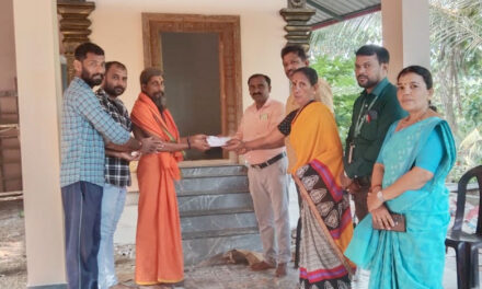 ಶ್ರೀ ಕ್ಷೇತ್ರ ಧರ್ಮಸ್ಥಳ ಗ್ರಾಮಾಭಿವೃದ್ಧಿ ಯೋಜನೆಯಿಂದ ಅನುದಾನದ  ಡಿಡಿ ಹಸ್ತಾಂತರ