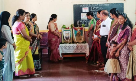 ವೀರಕಂಭ ಮಜಿ ಶಾಲೆಯಲ್ಲಿ ಗಾಂಧೀಜಿ  ಹಾಗೂ  ಶಾಸ್ತ್ರಿ ಅವರ ಜನ್ಮದಿನಾಚರಣೆ ಕಾರ್ಯಕ್ರಮ