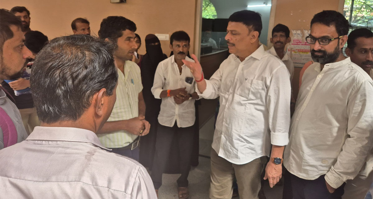 ಆಹಾರ ಶಾಖೆಗೆ ಬಂಟ್ವಾಳ ಶಾಸಕ ರಾಜೇಶ್ ನಾಯ್ಕ್ ಉಳಿಪ್ಪಾಡಿಗುತ್ತು ದಿಢೀರ್ ಭೇಟಿ