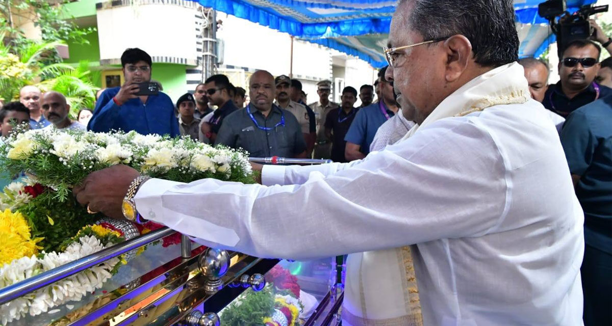 ಭರತ್ ಭೂಷಣ್ ಅವರಿಗೆ ಕನ್ನಡ ನಾಡಿನ ಸಮಸ್ತ ಕನ್ನಡಿಗರ ಪರವಾಗಿ ಸಿ.ಎಂ.ಸಿದ್ಧರಾಮಯ್ಯ   ಶ್ರದ್ಧಾಂಜಲಿ