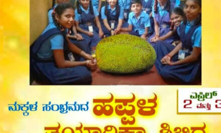 ಗೋಳ್ತಮಜಲು: ಮಕ್ಕಳ ಸಂಭ್ರಮದ ಹಪ್ಪಳ ತಯಾರಿಕಾ ಶಿಬಿರ