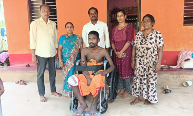 ಶ್ರೀ ಕ್ಷೇತ್ರ ಧರ್ಮಸ್ಥಳ ಗ್ರಾಮಾಭಿವೃದ್ಧಿ ಯೋಜನೆ ವತಿಯಿಂದ ವೀಲ್ ಚೇರ್ ವಿತರಣೆ