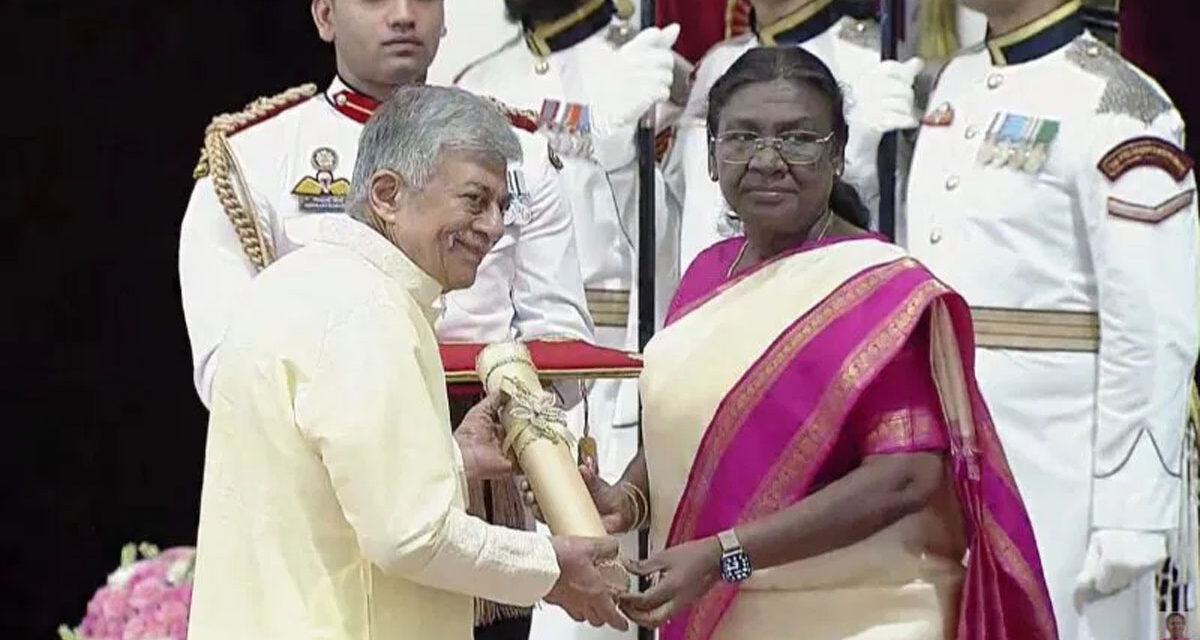 ಹಿರಿಯ ನಟ ಅನಂತ್ ನಾಗ್‌ಗೆ ಪದ್ಮಭೂಷಣ ಪ್ರಶಸ್ತಿ ಪ್ರದಾನ