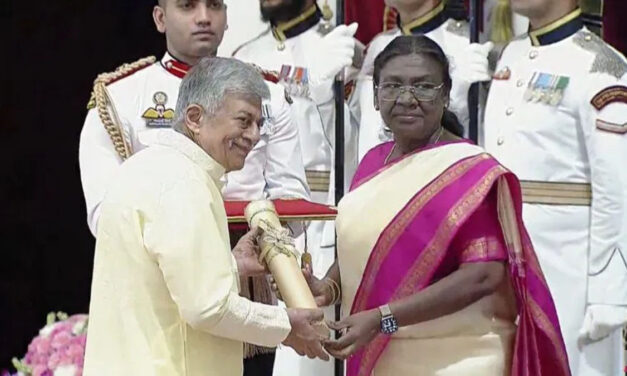 ಹಿರಿಯ ನಟ ಅನಂತ್ ನಾಗ್‌ಗೆ ಪದ್ಮಭೂಷಣ ಪ್ರಶಸ್ತಿ ಪ್ರದಾನ