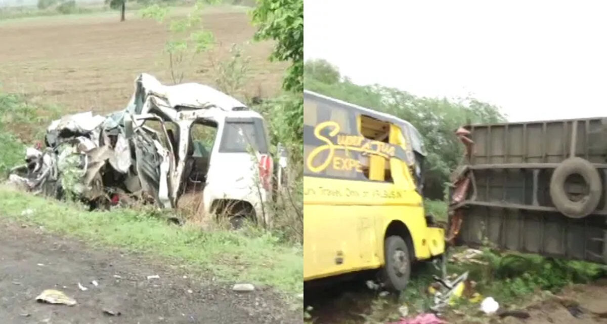 ವಿಜಯಪುರದಲ್ಲಿ ಭೀಕರ ಅಪಘಾತ – ಐವರು ದುರ್ಮರಣ