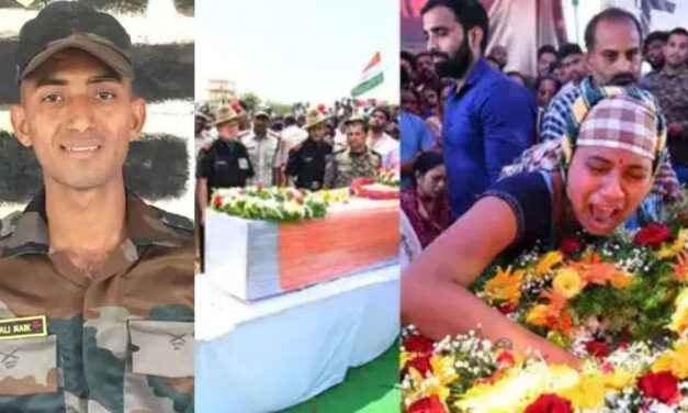 ಆಪರೇಷನ್‌ ಸಿಂಧೂರ- ಹುತಾತ್ಮ ವೀರ ಯೋಧನಿಗೆ ಭಾವುಕ ವಿದಾಯ