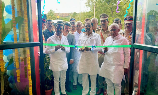 ನೂತನವಾಗಿ ನಿರ್ಮಿಸಿರುವ ಅಗ್ನಿಶಾಮಕ ಠಾಣೆಯ ಕಟ್ಟಡ ಉದ್ಘಾಟನೆ