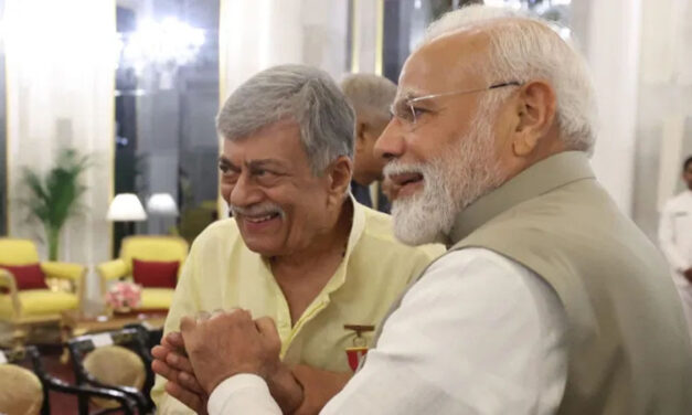 ಹೈ ಟೀ ಸಮಾರಂಭದಲ್ಲಿ ಮೋದಿ ಭೇಟಿಯಾದ ಅನಂತ್‌ನಾಗ್‌