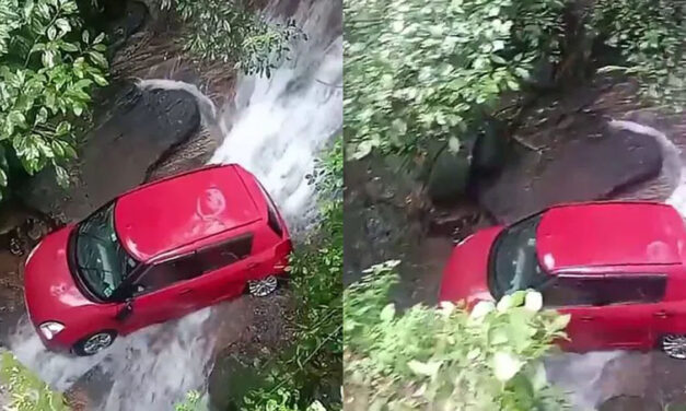 ಶಿರಾಡಿಘಾಟ್‌ನಲ್ಲಿ ಚಾಲಕನ ನಿಯಂತ್ರಣ ತಪ್ಪಿ ಜಲಪಾತಕ್ಕೆ ಬಿದ್ದ ಕಾರು