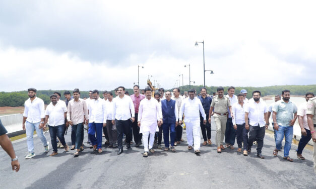 600 ಕೋಟಿ ವೆಚ್ಚದ ಸಿಗಂದೂರು ಕೇಬಲ್ ಸೇತುವೆ ನಿರ್ಮಾಣ ಕಾರ್ಯ ಬಹುತೇಕ ಪೂರ್ಣ