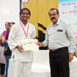 ಜಿಲ್ಲಾ ಮಟ್ಟದ ಕರಾಟೆ ಸ್ಪರ್ಧೆಯಲ್ಲಿ ಸಾನ್ವಿ.ಕೆ. ಅವರಿಗೆ ಚಿನ್ನದ ಪದಕ