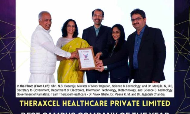 Theraxcel Healthcare Pvt. Ltd. Wins “Best Campus Company of the Year” at Bengaluru Tech Summit 2025