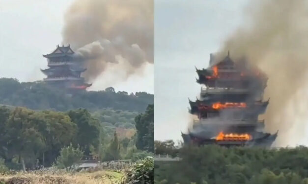 ಬೀಜಿಂಗ್‌ : ಪ್ರವಾಸಿಗನ ಎಡವಟ್ಟಿಗೆ ಸುಟ್ಟುಹೋಯ್ತು 1500 ವರ್ಷಗಳ ಹಳೆಯ ದೇವಾಲಯ