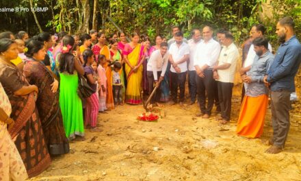 ಶಂಭೂರು ವ್ಯಾಯಾಮ ಶಾಲೆಯ ನೂತನ ಅಂಗನವಾಡಿ ಕೇಂದ್ರ ಕಟ್ಟಡಕ್ಕೆ ಶಿಲಾನ್ಯಾಸ