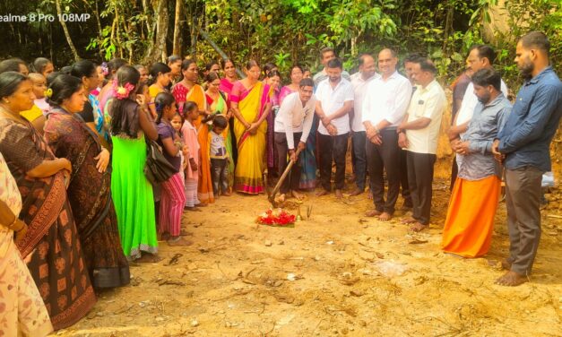 ಶಂಭೂರು ವ್ಯಾಯಾಮ ಶಾಲೆಯ ನೂತನ ಅಂಗನವಾಡಿ ಕೇಂದ್ರ ಕಟ್ಟಡಕ್ಕೆ ಶಿಲಾನ್ಯಾಸ