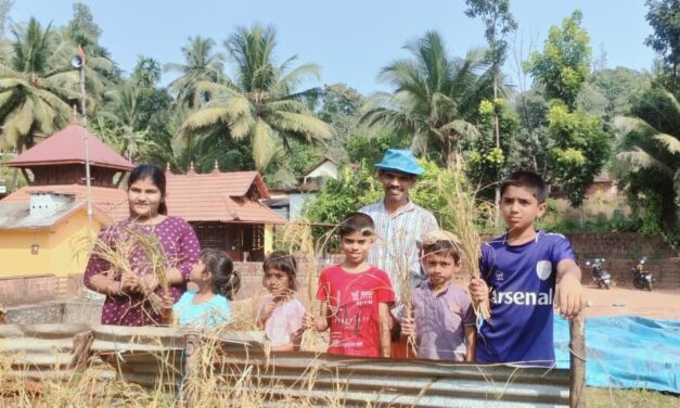 ಭತ್ತದ ಕೃಷಿ ನಶಿಸಿಹೋಗುವ ಸಂದರ್ಭದಲ್ಲಿ ಊರಿಗೆ ಮಾದರಿಯಾಗಿ ನಿಂತ ನಾಲ್ವರು ಮಕ್ಕಳು