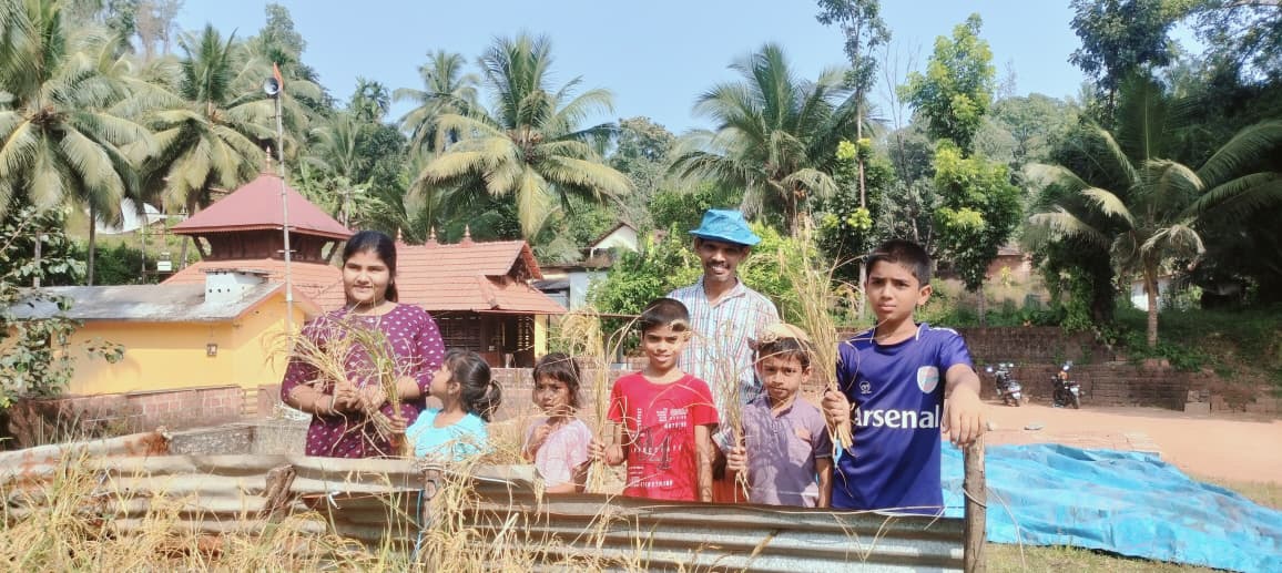 ಭತ್ತದ ಕೃಷಿ ನಶಿಸಿಹೋಗುವ ಸಂದರ್ಭದಲ್ಲಿ ಊರಿಗೆ ಮಾದರಿಯಾಗಿ ನಿಂತ ನಾಲ್ವರು ಮಕ್ಕಳು