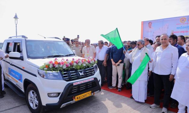 ಆರೋಗ್ಯ ಸೇತು’ ಸಂಚಾರಿ ಆರೋಗ್ಯ ಘಟಕಗಳನ್ನು ಲೋಕಾರ್ಪಣೆಗೊಳಿಸಿದ –  ಸಿ.ಎಂ.