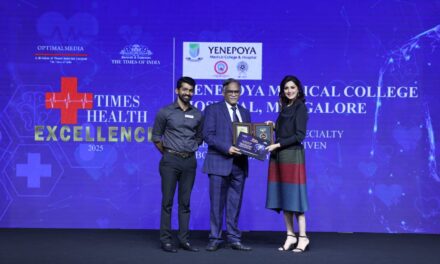 Yenepoya Shines in Excellence Awarded for Advanced Multispecialty & Robotic Care at Times Health Excellence 2025
