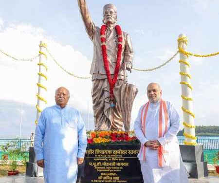 ಅಂಡಮಾನ್‌ನಲ್ಲಿ ವೀರ ಸಾವರ್ಕರ್ ಪ್ರತಿಮೆ ಉದ್ಘಾಟನೆ