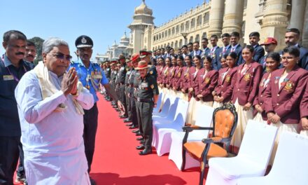 2026ನೇ ಸಾಲಿನ ಗಣರಾಜ್ಯೋತ್ಸವ ಪರೇಡ್ ನಲ್ಲಿ ಭಾಗವಹಿಸಿದ್ದ ಕರ್ನಾಟಕ ಮತ್ತು ಗೋವಾ ನಿರ್ದೇಶನಾಲಯದ ಎನ್.ಸಿ.ಸಿ. ಕೆಡೆಟ್ ಗಳಿಗೆ  ಸಿ.ಎಂ.ಅಭಿನಂದನೆ