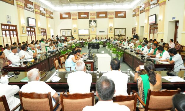 ರೈತ ಸಂಘಟನೆಗಳ ಮುಖಂಡರು ಮತ್ತು ಕೃಷಿ ಸಂಸ್ಥೆಗಳ ಪ್ರತಿನಿಧಿಗಳ ಜೊತೆ ಸಿ.ಎಂ. ಸಭೆ