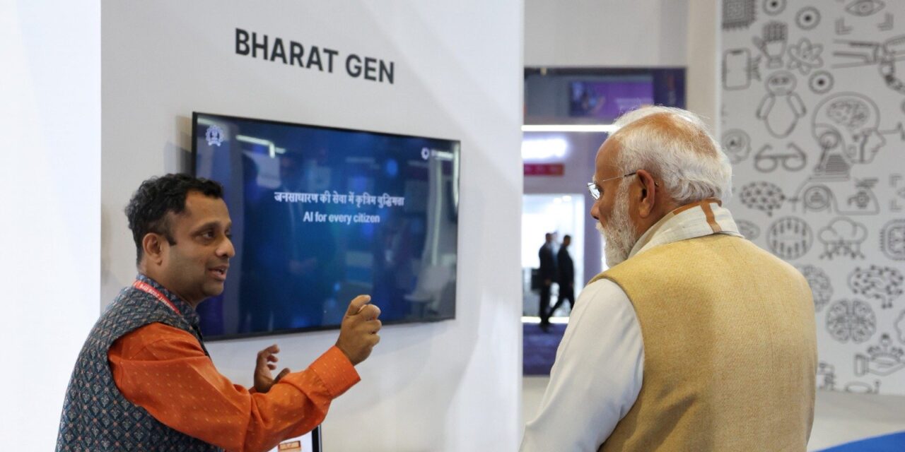 ಪ್ರಧಾನಮಂತ್ರಿ ಶ್ರೀ ನರೇಂದ್ರ ಮೋದಿ ಅವರು ನವದೆಹಲಿಯ ಭಾರತ ಮಂಟಪದಲ್ಲಿ ಇಂಡಿಯಾ ಎಐ ಇಂಪ್ಯಾಕ್ಟ್ ಎಕ್ಸ್‌ ಪೋ 2026 ಅನ್ನು ಉದ್ಘಾಟಿಸಿದರು.