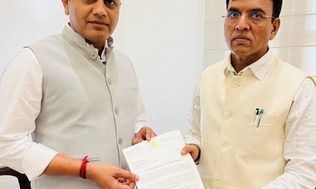 ಸಂಸದರಾದ ಕ್ಯಾಪ್ಟನ್ ಬ್ರಿಜೇಶ್ ಚೌಟ ಅವರು ಕೇಂದ್ರ ಕಾರ್ಮಿಕ ಮತ್ತು ಉದ್ಯೋಗ ಸಚಿವ ಶ್ರೀಯುತ Mansukh Mandaviya ಭೇಟಿ