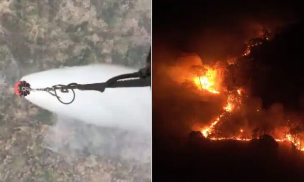 ಅರುಣಾಚಲ ಪ್ರದೇಶದಲ್ಲಿ ಕಾಡ್ಗಿಚ್ಚು – ಬೆಂಕಿ ನಂದಿಸಲು ಹೆಲಿಕಾಪ್ಟರ್‌ನಿಂದ 66,000 ಲೀಟರ್ ನೀರು ಚೆಲ್ಲಿದ ವಾಯುಪಡೆ