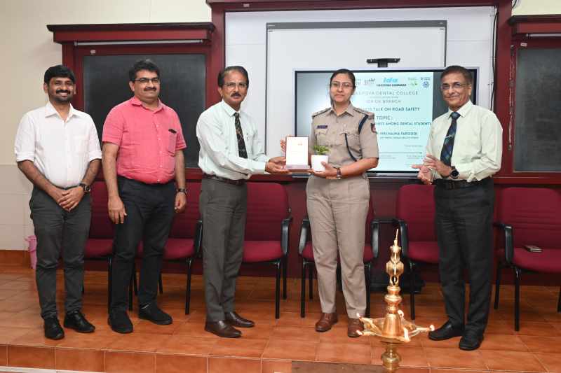 Road Safety Awareness Program Conducted at Yenepoya Dental College
