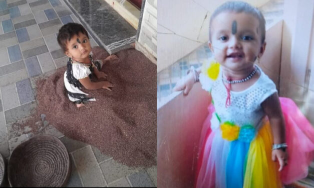 ತಾಯಿಯೊಂದಿಗೆ ದೇವಸ್ಥಾನಕ್ಕೆ ತೆರಳುತ್ತಿದ್ದಾಗ ಲಾರಿ ಹರಿದು 4ರ ಬಾಲಕಿ ದುರ್ಮರಣ