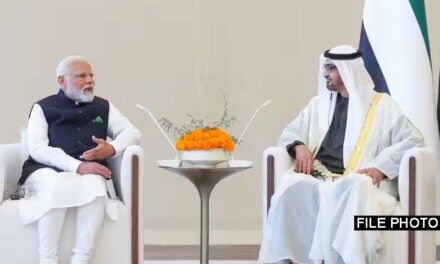 ಪ್ರಧಾನಮಂತ್ರಿ ಶ್ರೀ ನರೇಂದ್ರ ಮೋದಿ ಯುಎಇ ಅಧ್ಯಕ್ಷರಾದ​​​​​​​ ಶೇಖ್ ಮೊಹಮ್ಮದ್ ಬಿನ್ ಜಾಯೆದ್ ಅಲ್ ನಹ್ಯಾನ್ ಅವರೊಂದಿಗೆ ಸಮಾಲೋಚನೆ