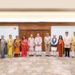 ಪ್ರಧಾನಮಂತ್ರಿ  ಅವರನ್ನು ಭೇಟಿ ಮಾಡಿದ ಇಂದಿರಾ ಗಾಂಧಿ ರಾಷ್ಟ್ರೀಯ ಕಲಾ ಕೇಂದ್ರದ ಟ್ರಸ್ಟಿಗಳು