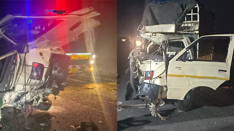 ಮಂತ್ರಾಲಯ ಬಳಿ ಅಪಘಾತ – ಮೂರು ವರ್ಷದ ಮಗು ಸೇರಿ 8 ಜನ ದುರ್ಮರಣ