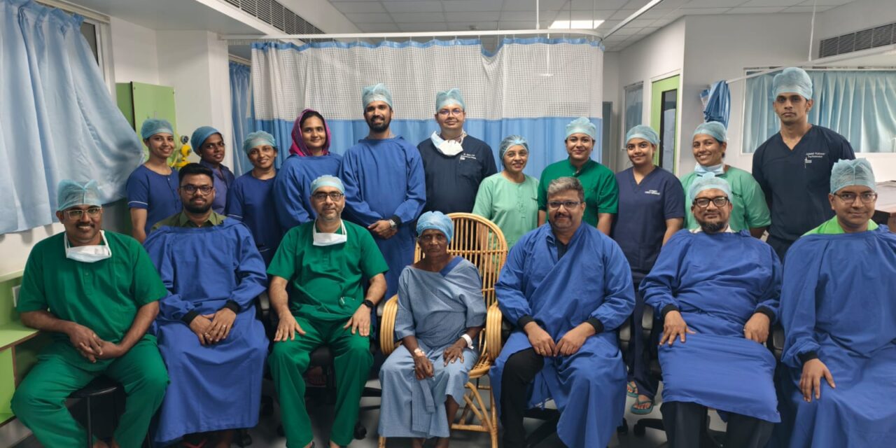 Yenepoya Medical college Hospital Deralakatte, Mangaluru.  New Era In Cardiac Care: Keyhole Surgery for 73 Year old patient