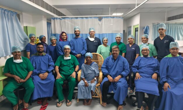 Yenepoya Medical college Hospital Deralakatte, Mangaluru.  New Era In Cardiac Care: Keyhole Surgery for 73 Year old patient