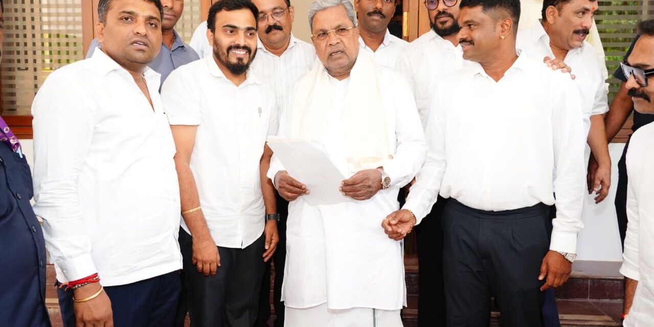 ಯುವವಾಹಿನಿ ನಿಯೋಗದಿಂದ ಮುಖ್ಯಮಂತ್ರಿಗಳ ಭೇಟಿ