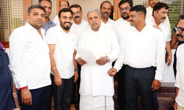 ಯುವವಾಹಿನಿ ನಿಯೋಗದಿಂದ ಮುಖ್ಯಮಂತ್ರಿಗಳ ಭೇಟಿ