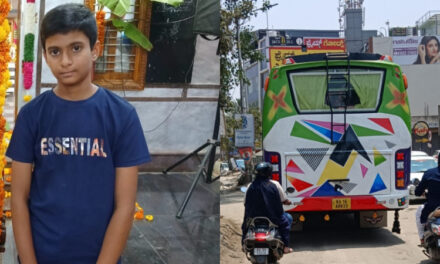 ರಸ್ತೆ ದಾಟಲು ನಿಂತಿದ್ದಾಗ ತಲೆ ಸುತ್ತಿ ಬಿದ್ದ ವಿದ್ಯಾರ್ಥಿ – ಖಾಸಗಿ ಬಸ್ ಹರಿದು ಸಾವು