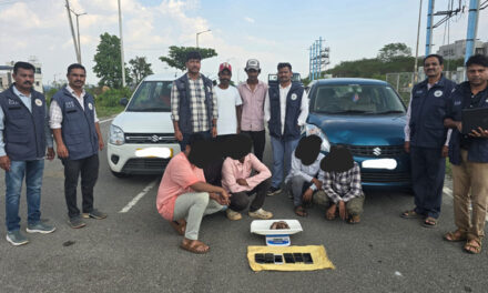 1 ಕೋಟಿ ಮೌಲ್ಯದ 2 ತಲೆ ಮಣ್ಣು ಮುಕ್ಕ ಹಾವು ಮಾರಾಟಕ್ಕೆ ಯತ್ನ – ಐವರು ಅರೆ‌ಸ್ಟ್‌