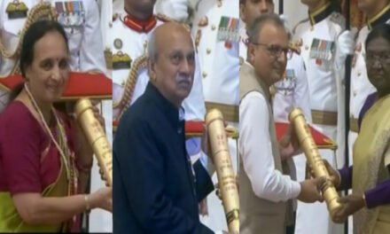 ಕರ್ನಾಟಕದ ಐವರು ಸಾಧಕರಿಗೆ ಪದ್ಮ ಪ್ರಶಸ್ತಿ ಪ್ರದಾನ ಮಾಡಿದ ರಾಷ್ಟ್ರಪತಿ
