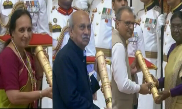 ಕರ್ನಾಟಕದ ಐವರು ಸಾಧಕರಿಗೆ ಪದ್ಮ ಪ್ರಶಸ್ತಿ ಪ್ರದಾನ ಮಾಡಿದ ರಾಷ್ಟ್ರಪತಿ